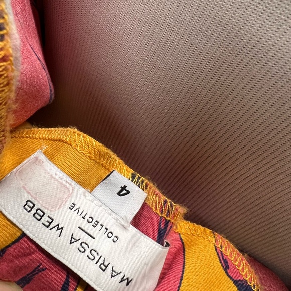 Marissa Webb Collective Cutout Short Sleeved Floral Shirt Dress - Picture 9 of 11